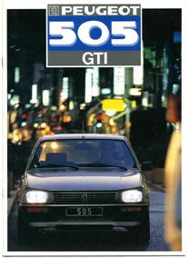 505 GTI カタログ