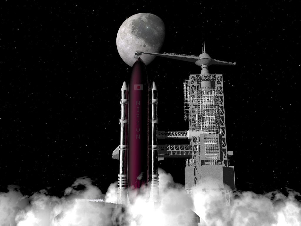 ライオンの夜空 【 ロケットの打上 】