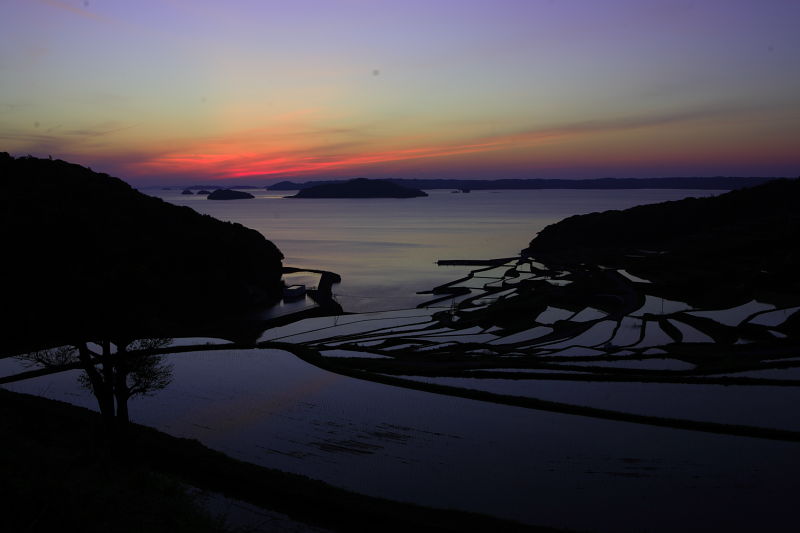 夕焼けの太陽が大きく見える訳