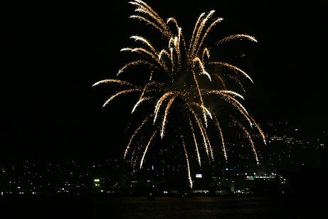 ながさきみなと祭り2日目の花火