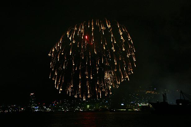 ながさきみなと祭り2日目の花火