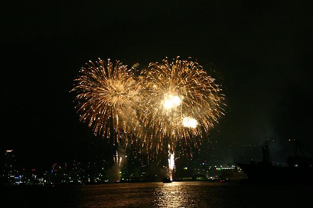 ながさきみなと祭り2日目の花火