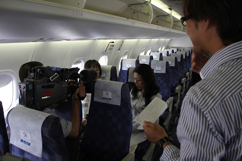 クリスマス企画 TVロケ in 長崎空港